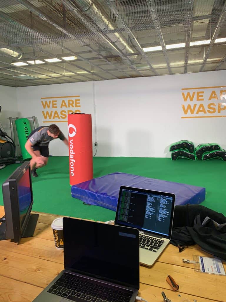Vodafone 5G Connected Rugby Tackle Cylinder MilCases